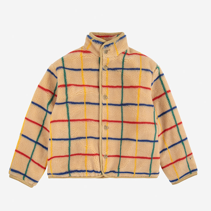 Veste en peau de mouton Color Stripes