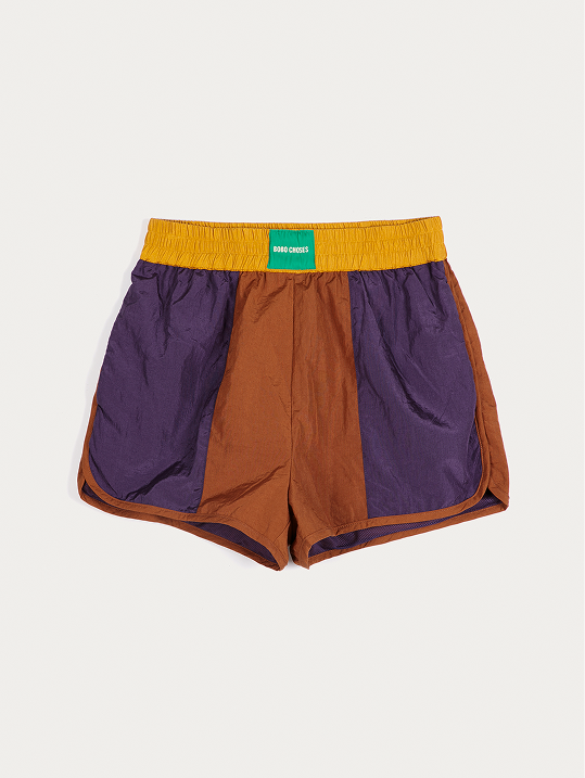 Nylonshorts Shiny Color Block
