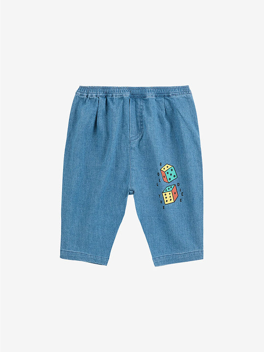 Roll The Dice light denim pants