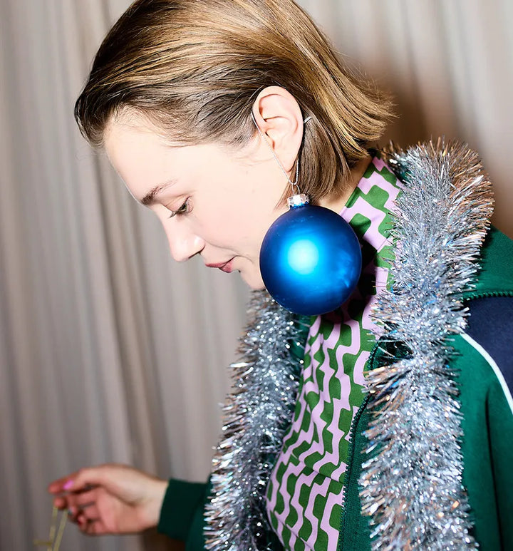 T-Shirt in Lila mit Print