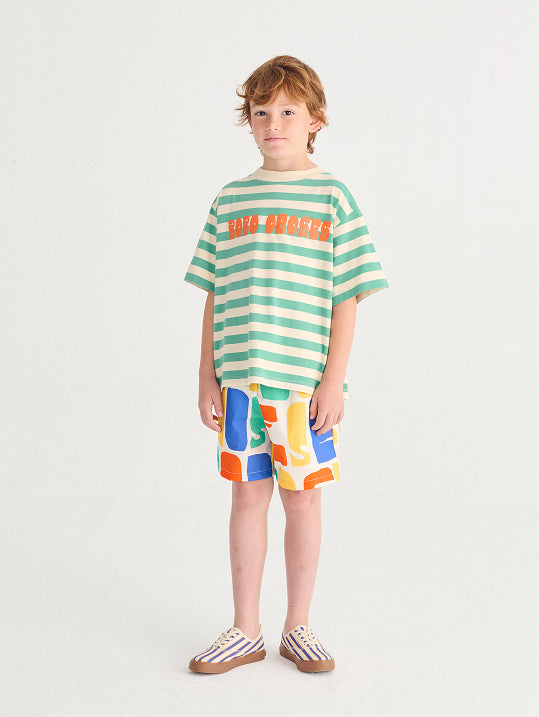 Bobo Choses Color all over swim board shorts
