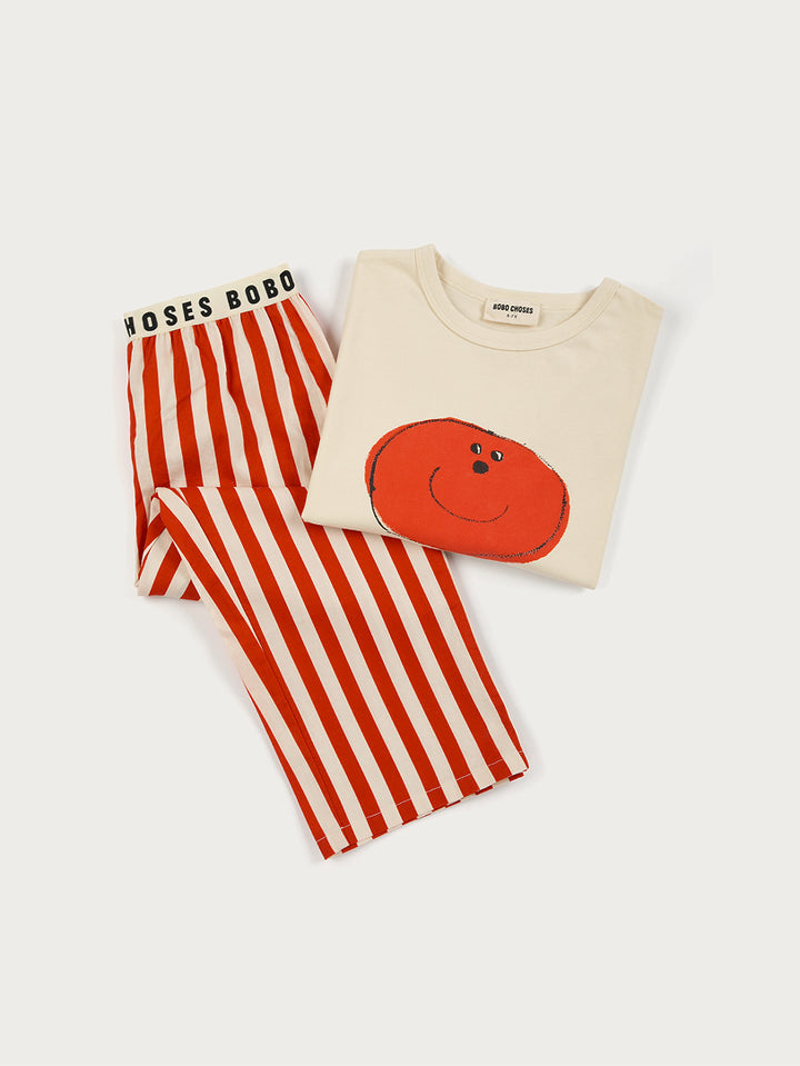 Weirdly Happy Red loungewear set