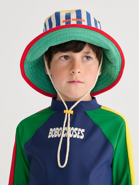 Bobo Choses striped bucket hat