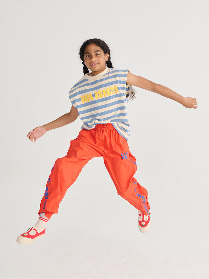 Bobo Choses Modern striped sleeveless T-shirt