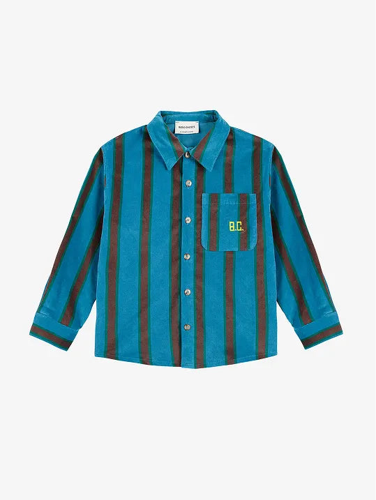 Stripes velvet over shirt