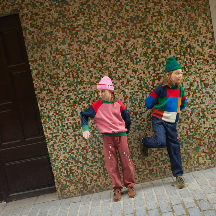 Tic Tac Toe denim pants