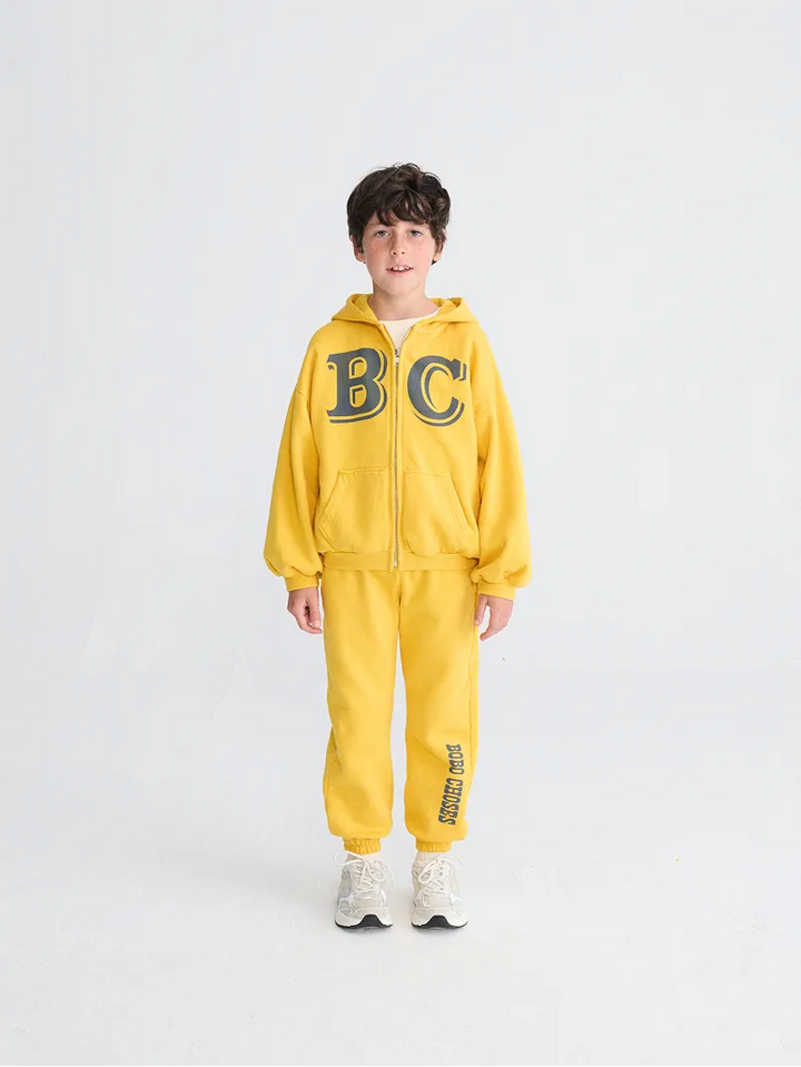 B.C. Embossed zipped hoodie
