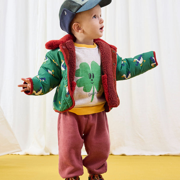 La Oca all over reversible sheepskin jacket