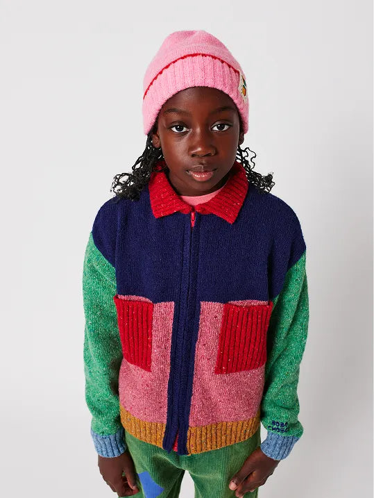Bobo Choses Color Block cardigan