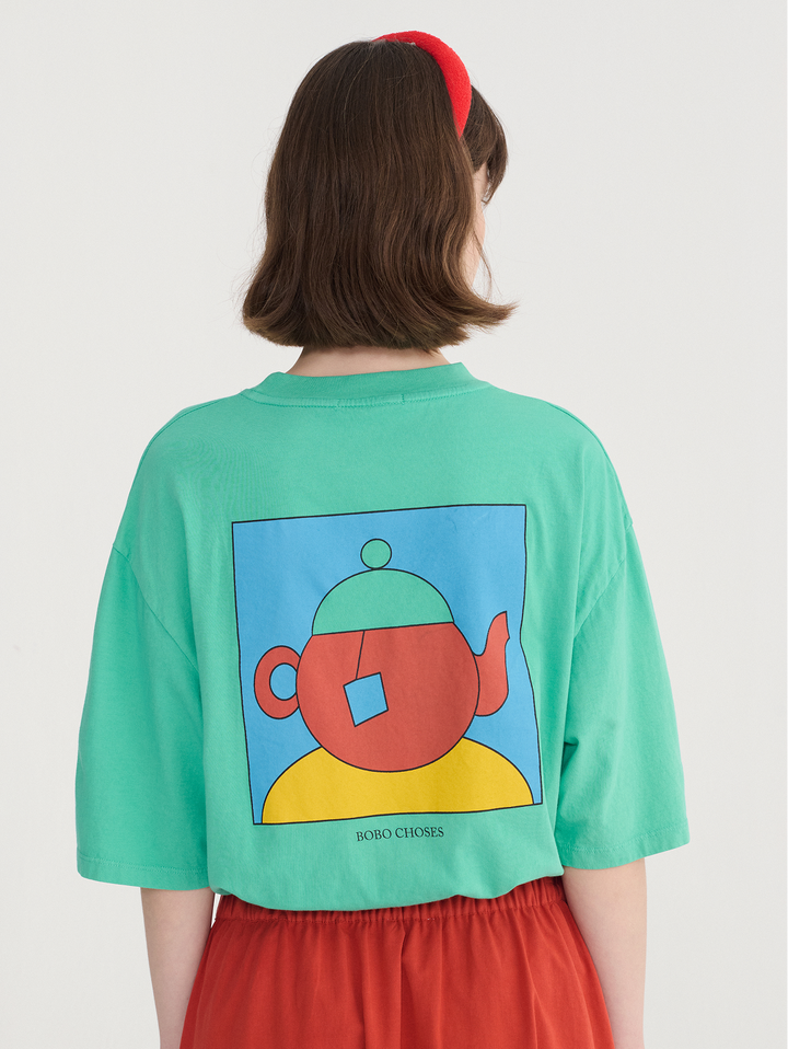 Tea time oversize T-shirt