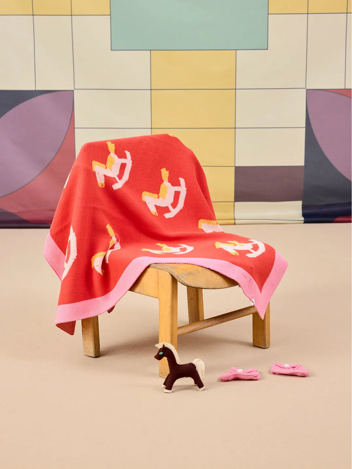 Rocking Horse knitted gift set