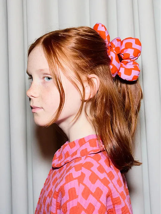 Haargummi Blumen Chain Allover