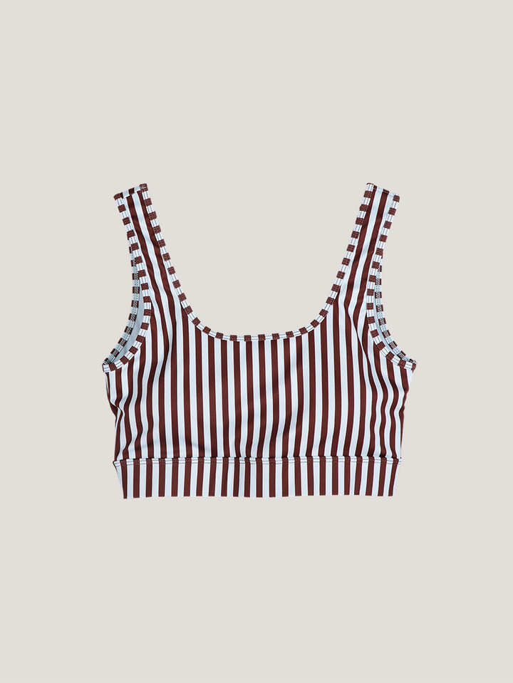 Gestreiftes Sporttop