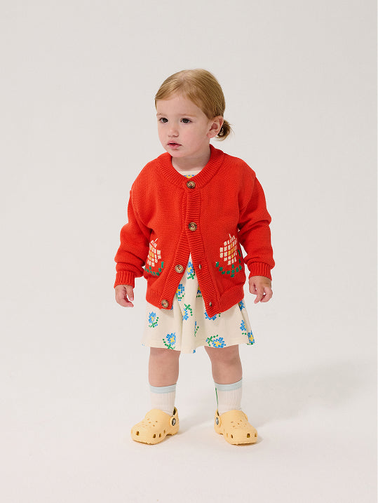 Pixel Daisy cardigan