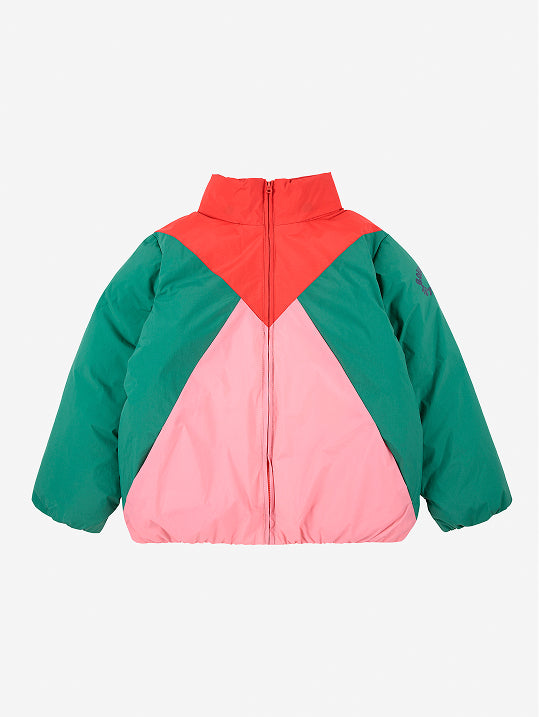 Anorak Color Block Tic Tac Toe