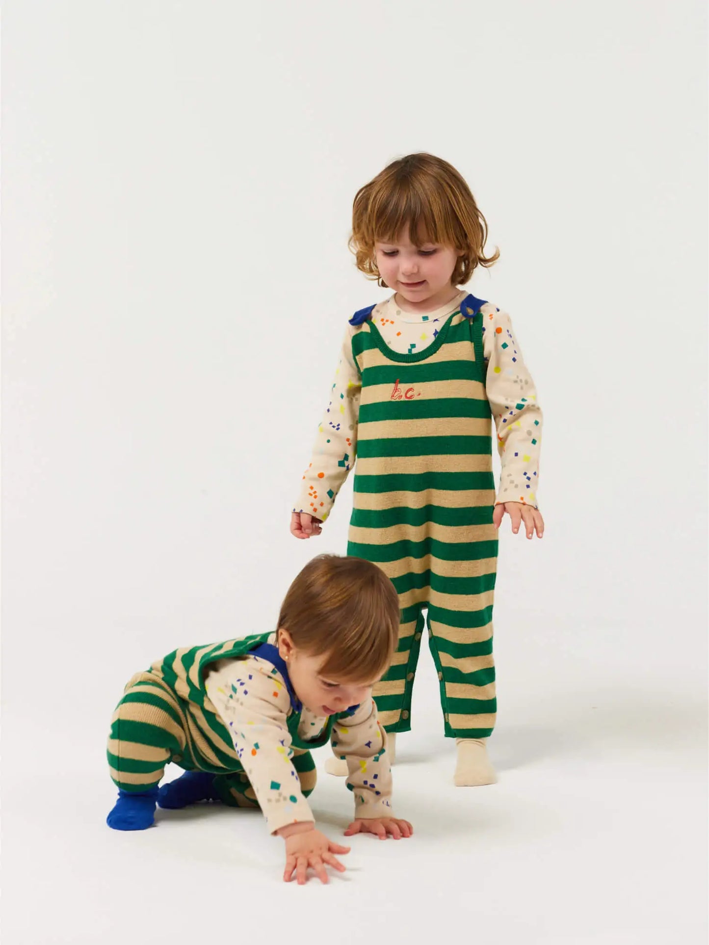 BC stripes knitted overall