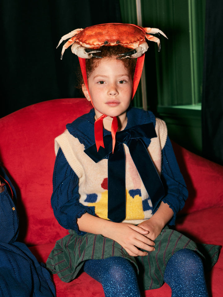 B.C striped ruffle skirt