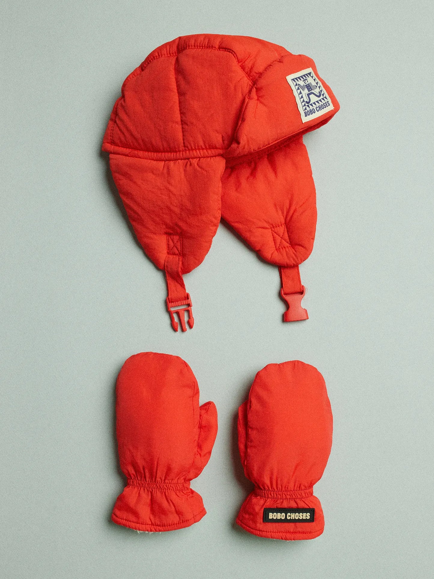 Mr Pencil chapka & mittens set