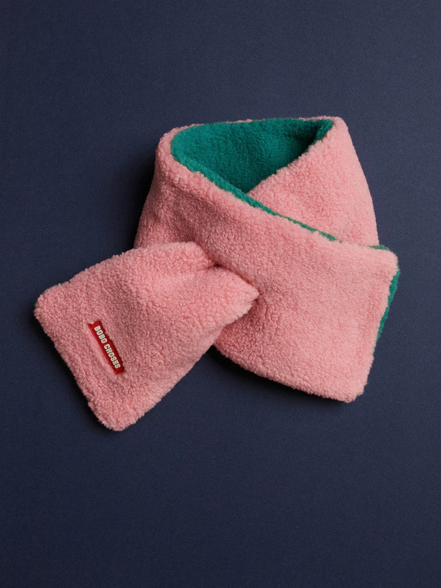 Bobo Choses pink color block winter set