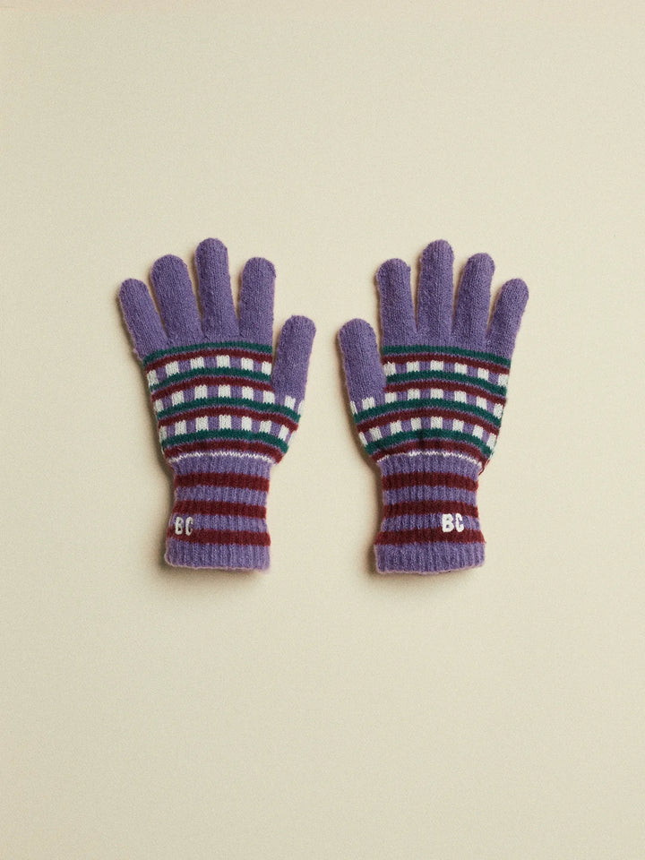 Bobo Choses jacquard long gloves