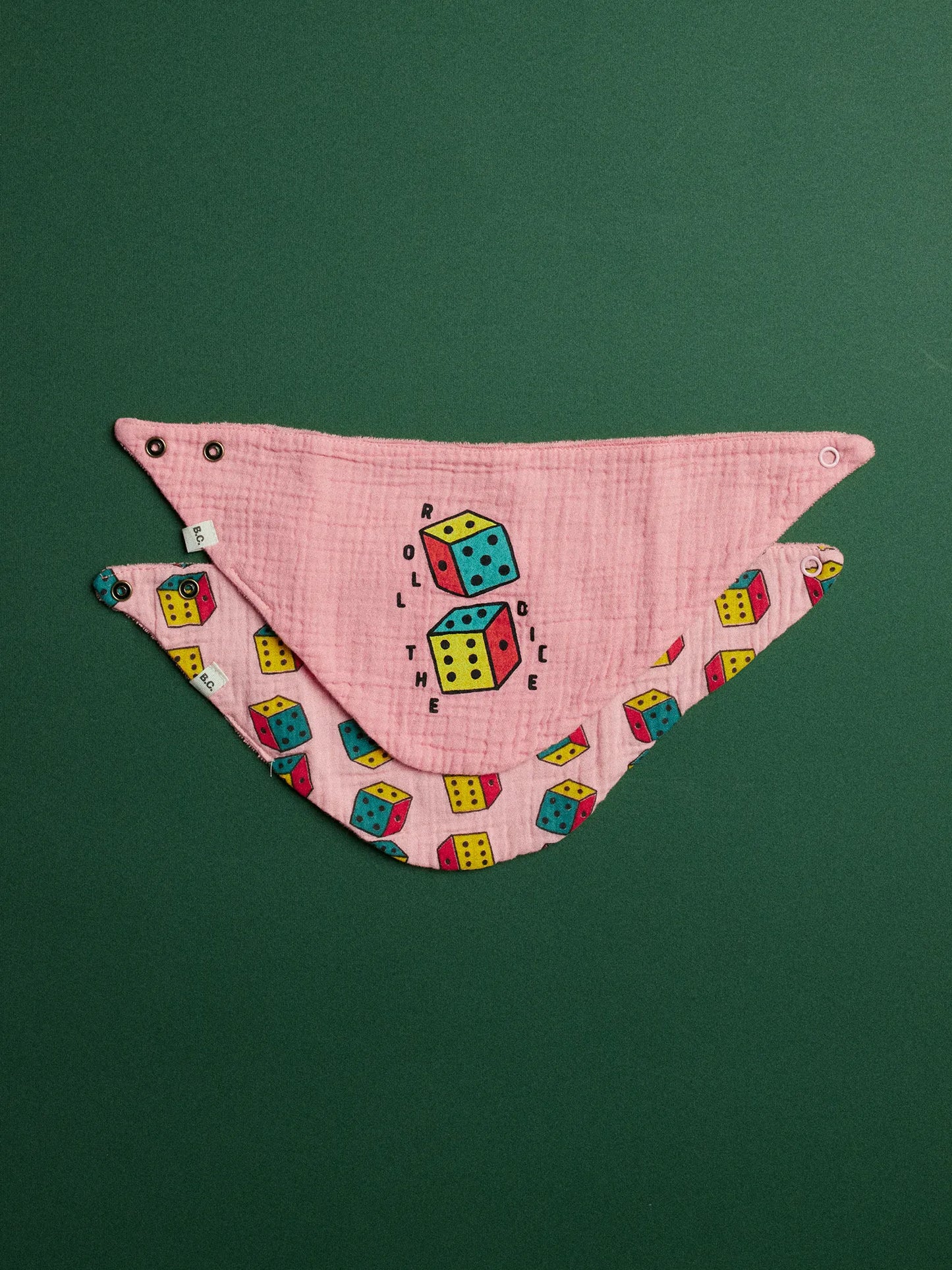 Roll the Dice bib set