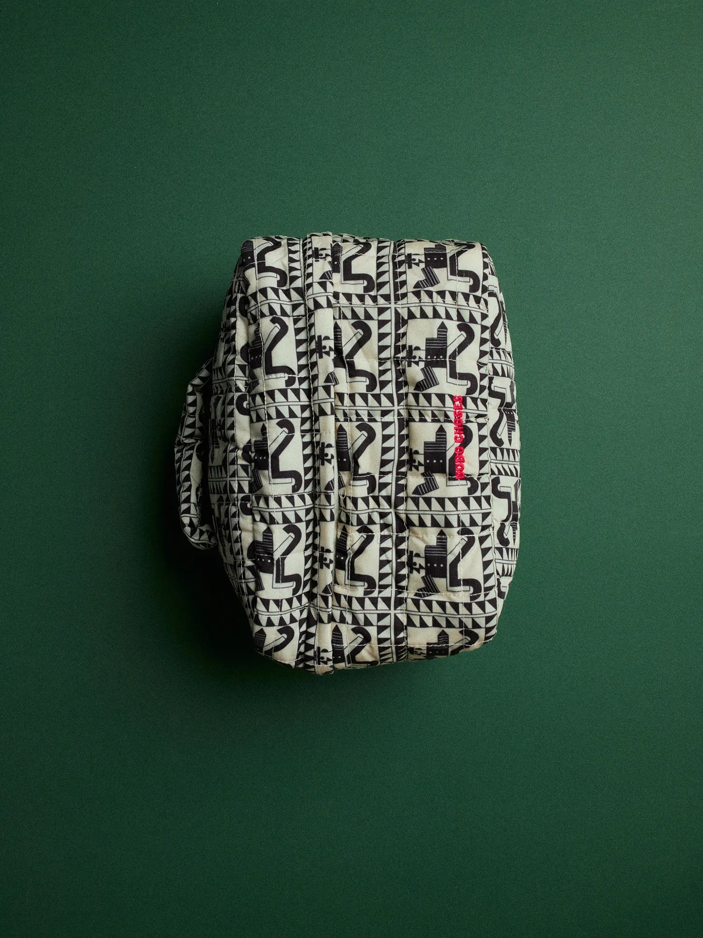 Quilted travel pouch