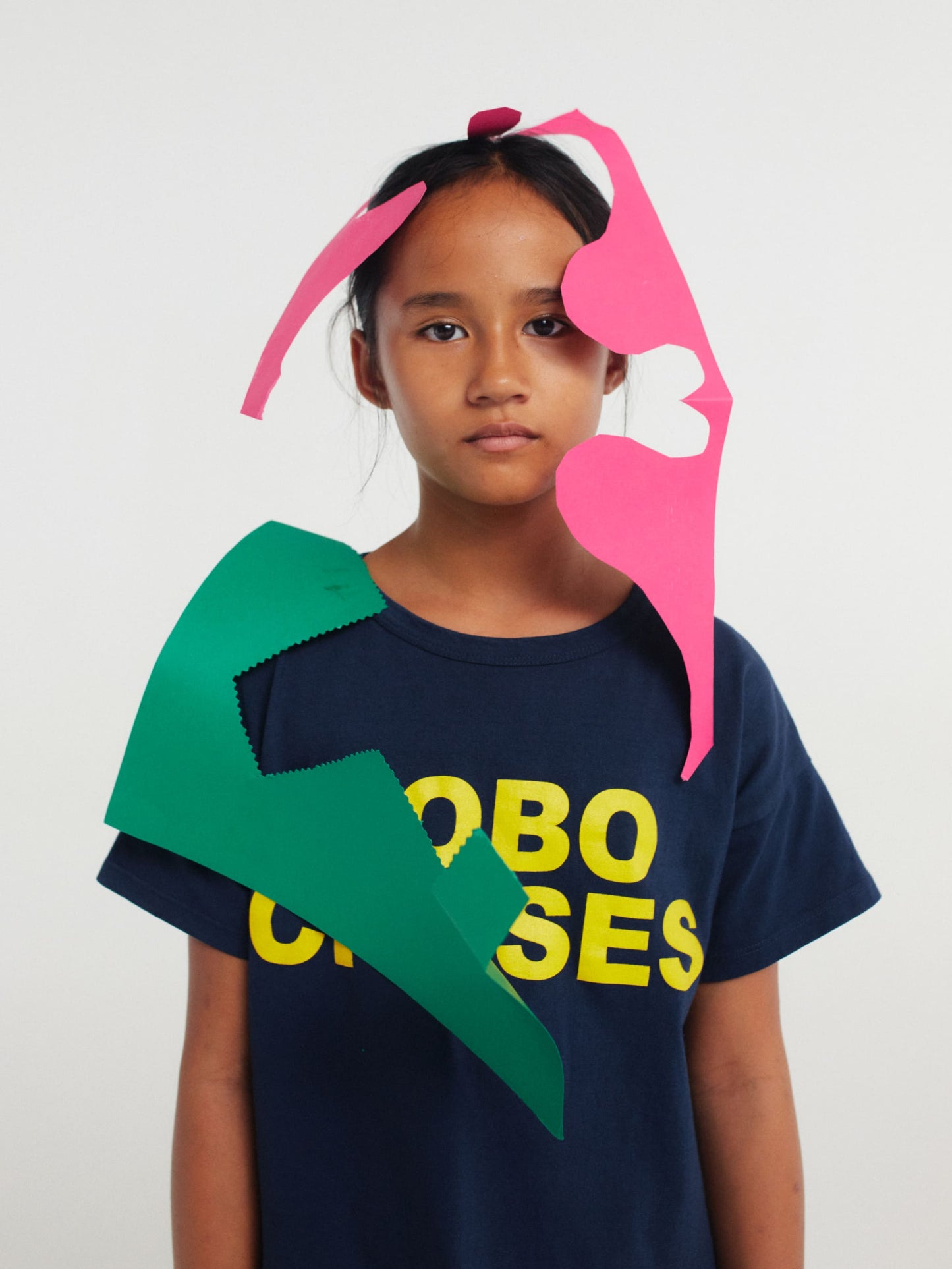 T-shirt bleu marine Bobo Choses