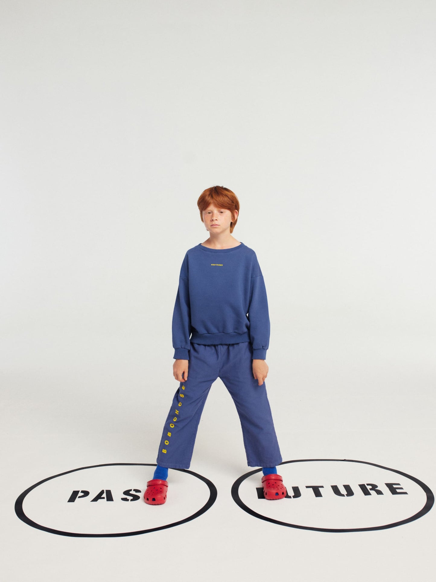 Pantalon tissé bleu marine Bobo Choses