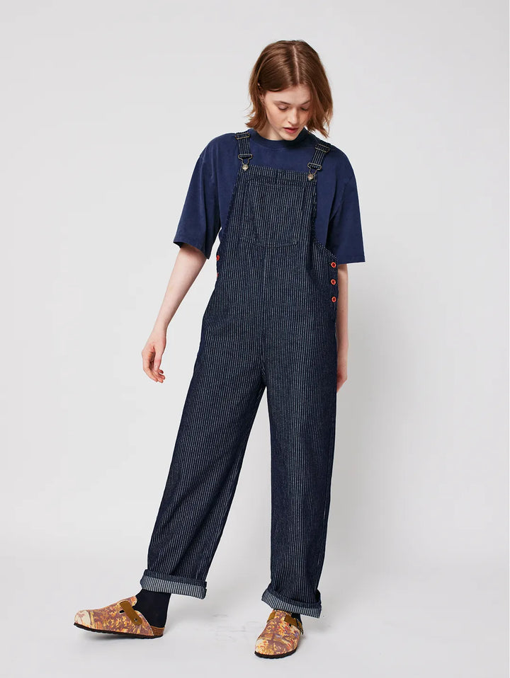 Denim dungaree look