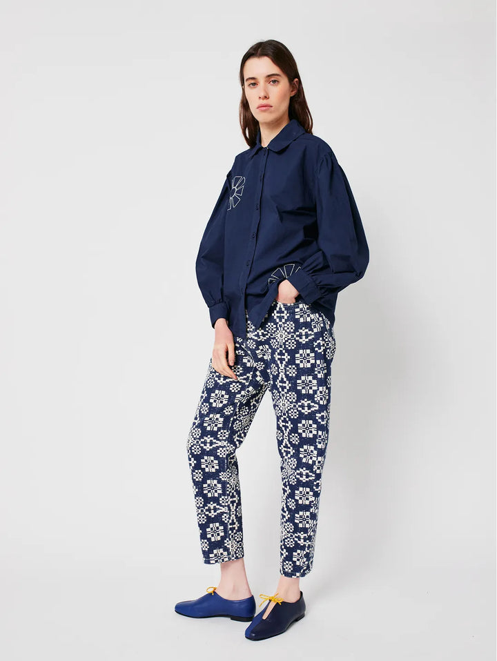 Allover denim look