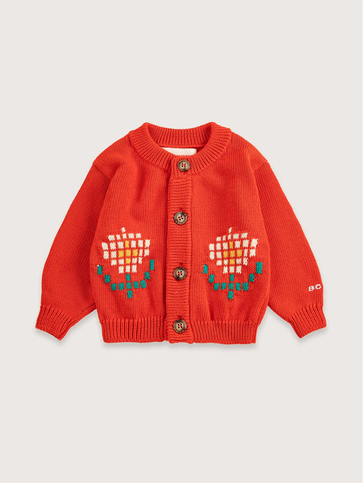 Pixel Daisy cardigan