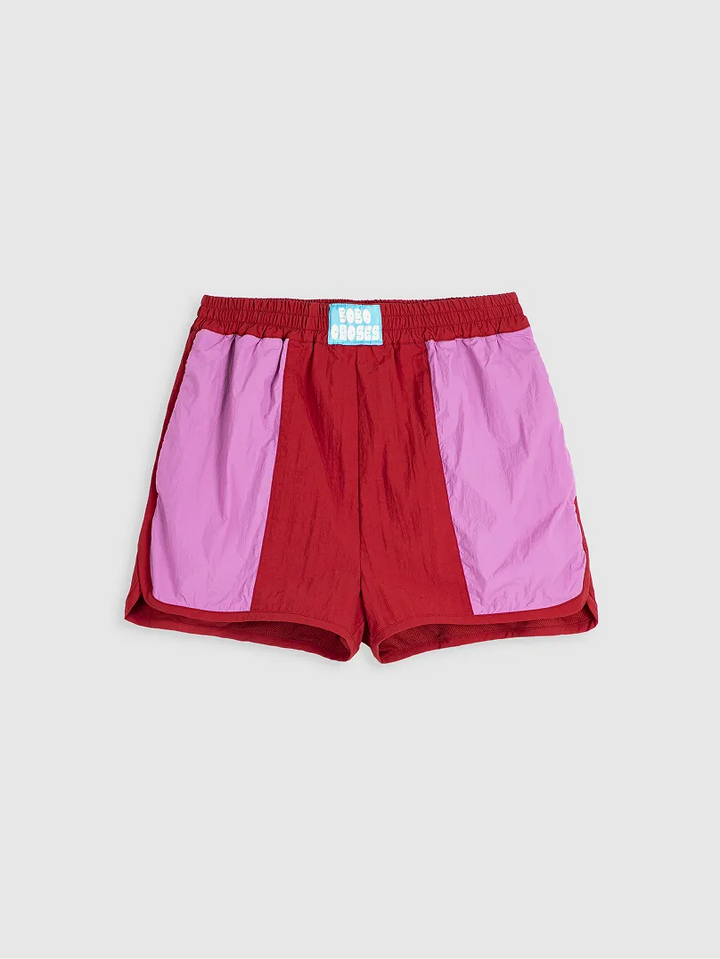 Color block sporty shorts