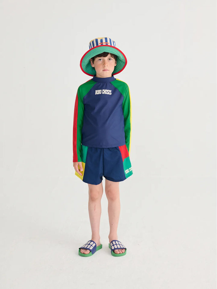 Bobo Choses color block swim T-shirt