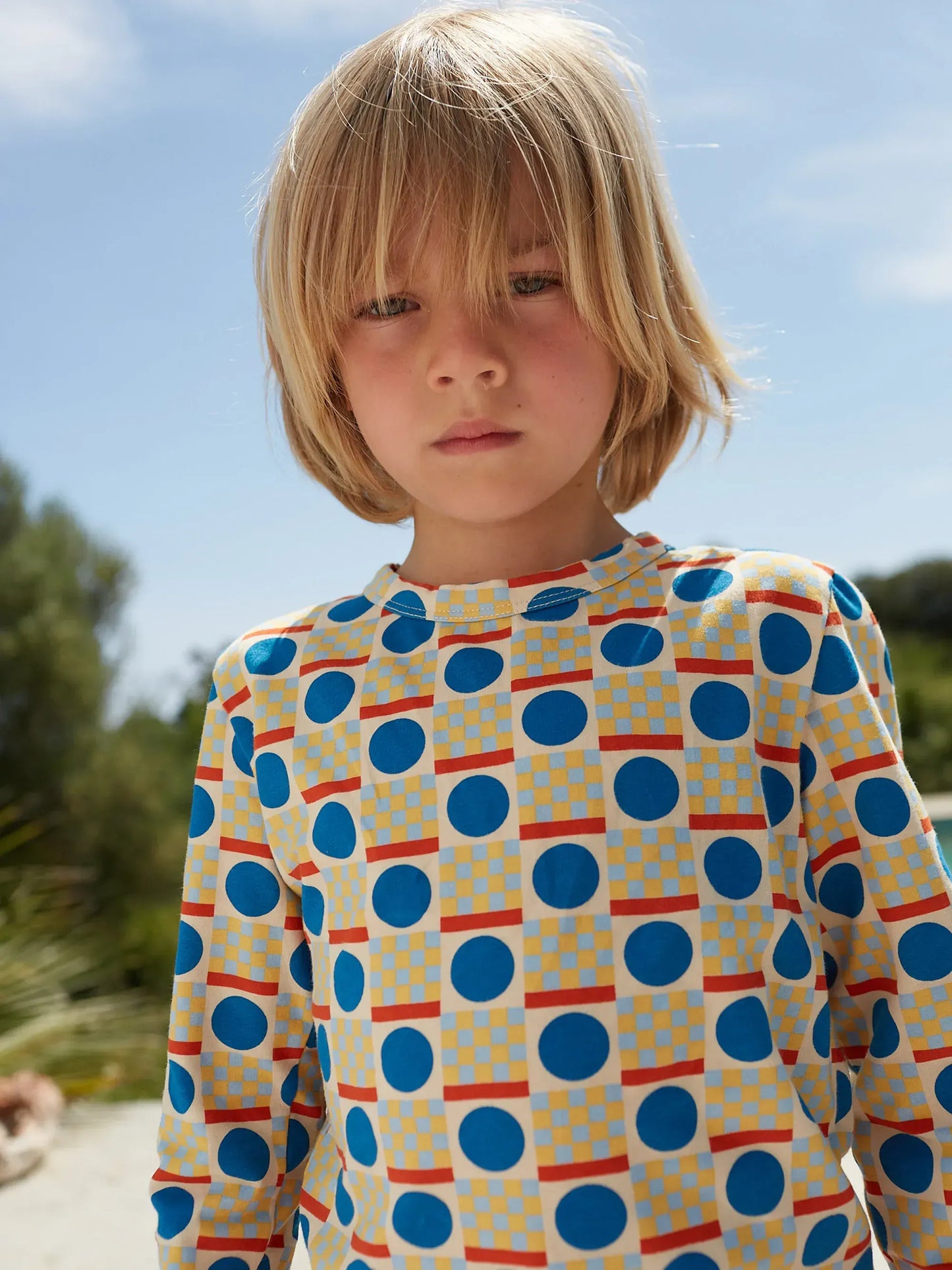 T-Shirt Geometric Scacs Allover