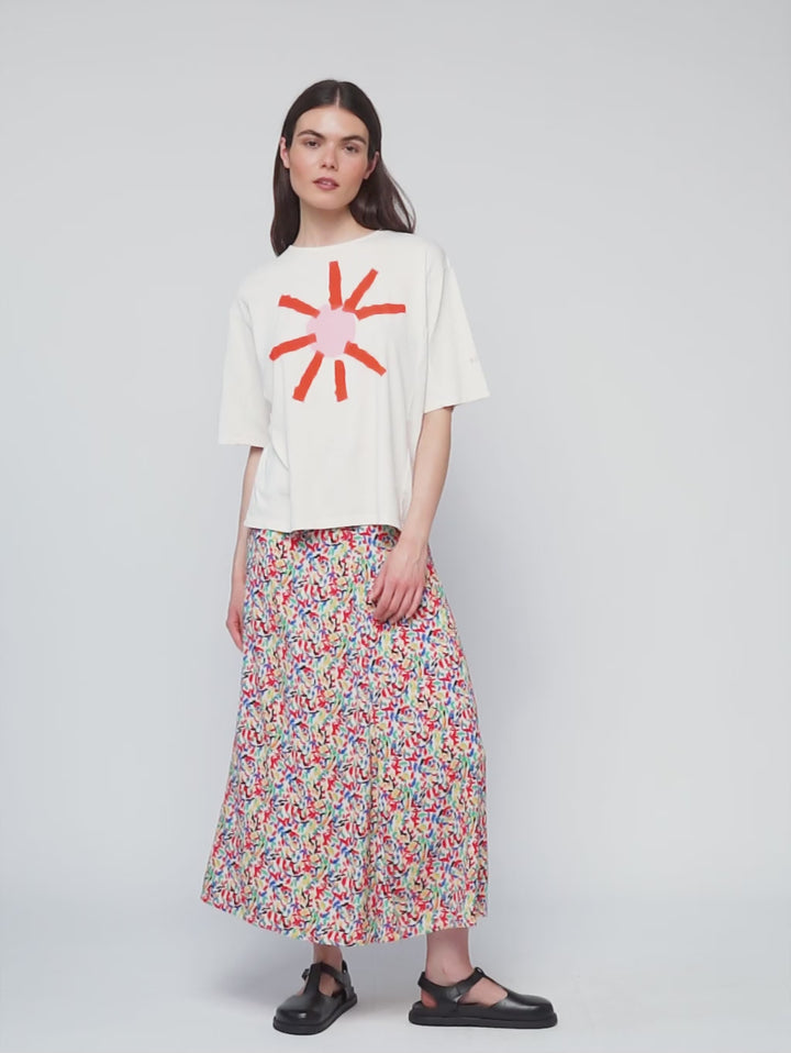 Sun boxy t-shirt