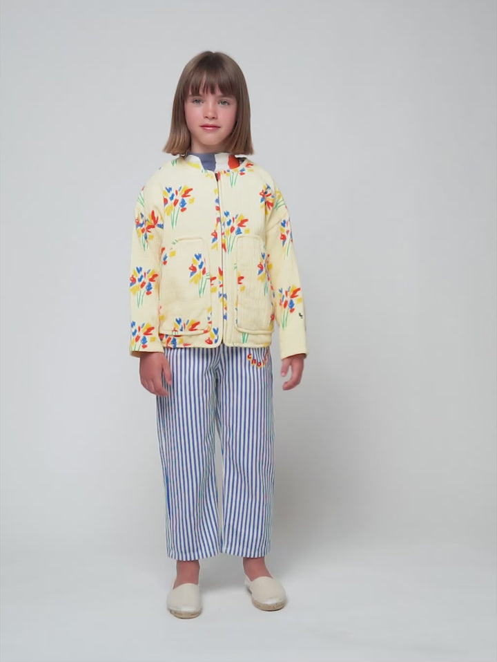 Fireworks all over quilted jacket