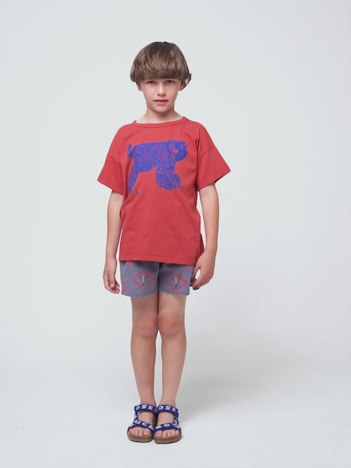 Masks all over woven shorts