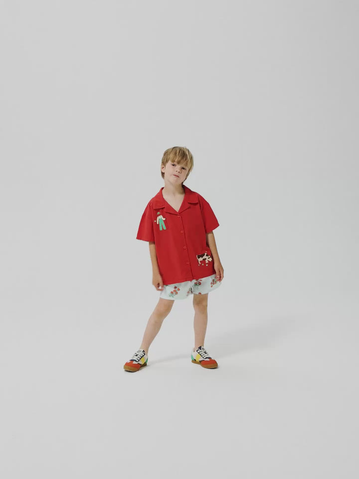 Juicy Tomatoes woven shorts