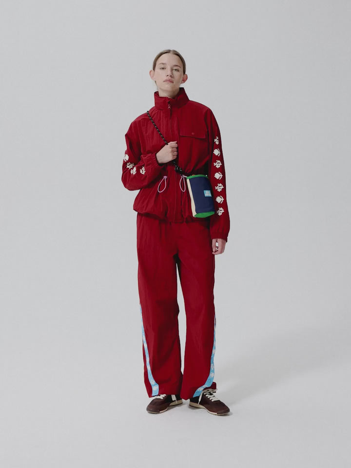 Pixel Flowers sporty pants