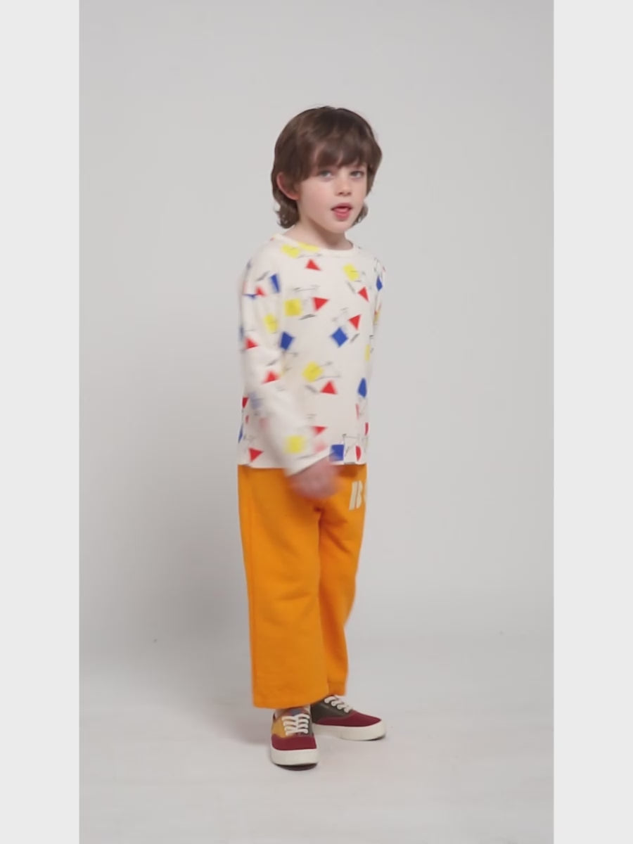 Crazy Bicy all over long sleeve T-shirt – Bobo Choses