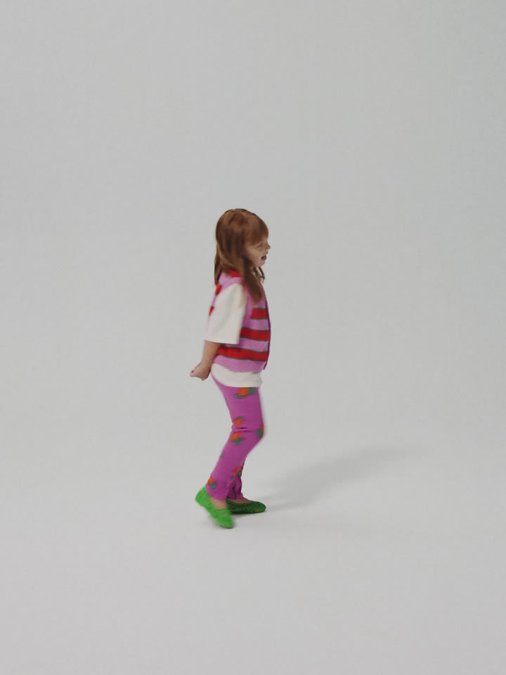 BC Striped knitted vest