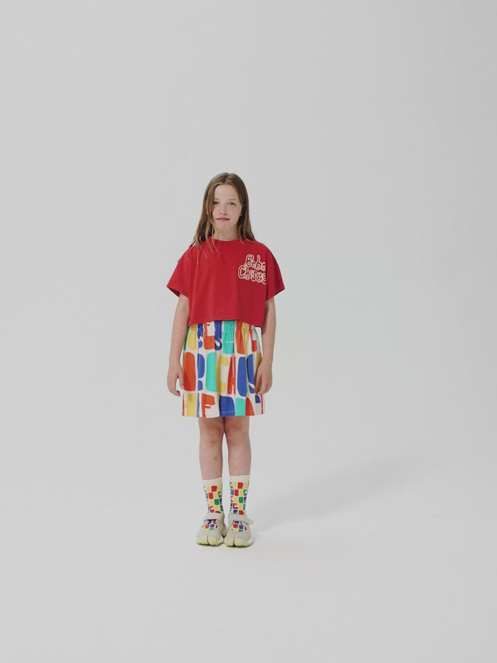 Bobo Choses By Hand 크롭 티셔츠