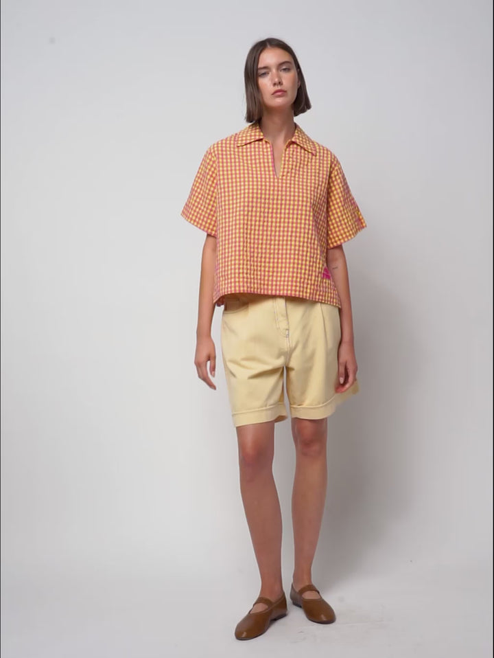 Vichy relaxed shirt