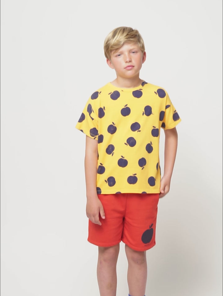 Poma red bermuda shorts