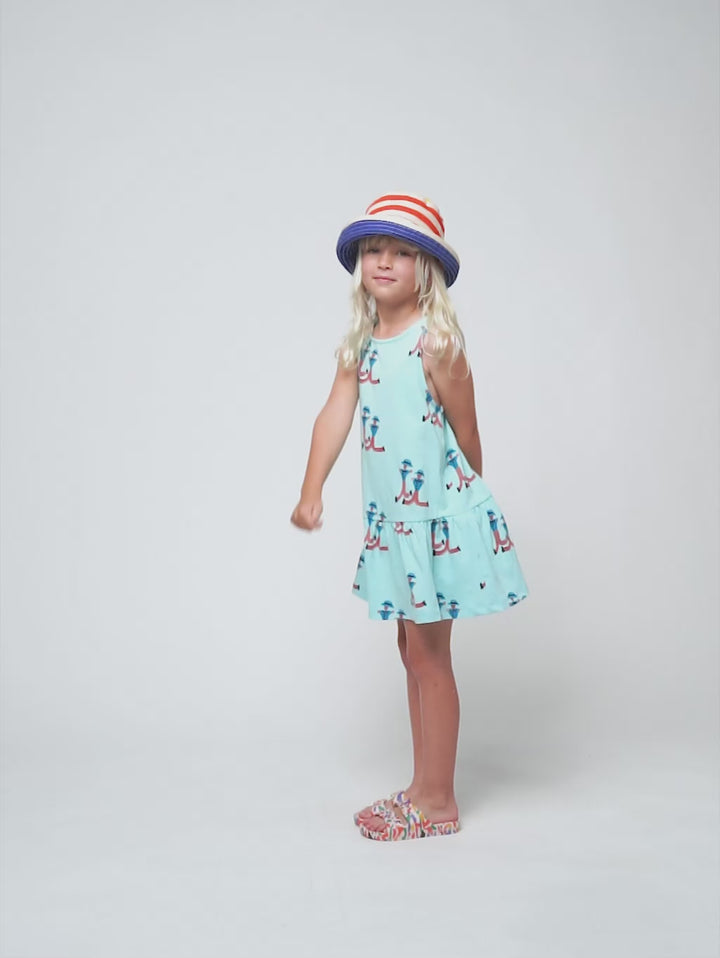 Multicolor Stripes reversible Hat