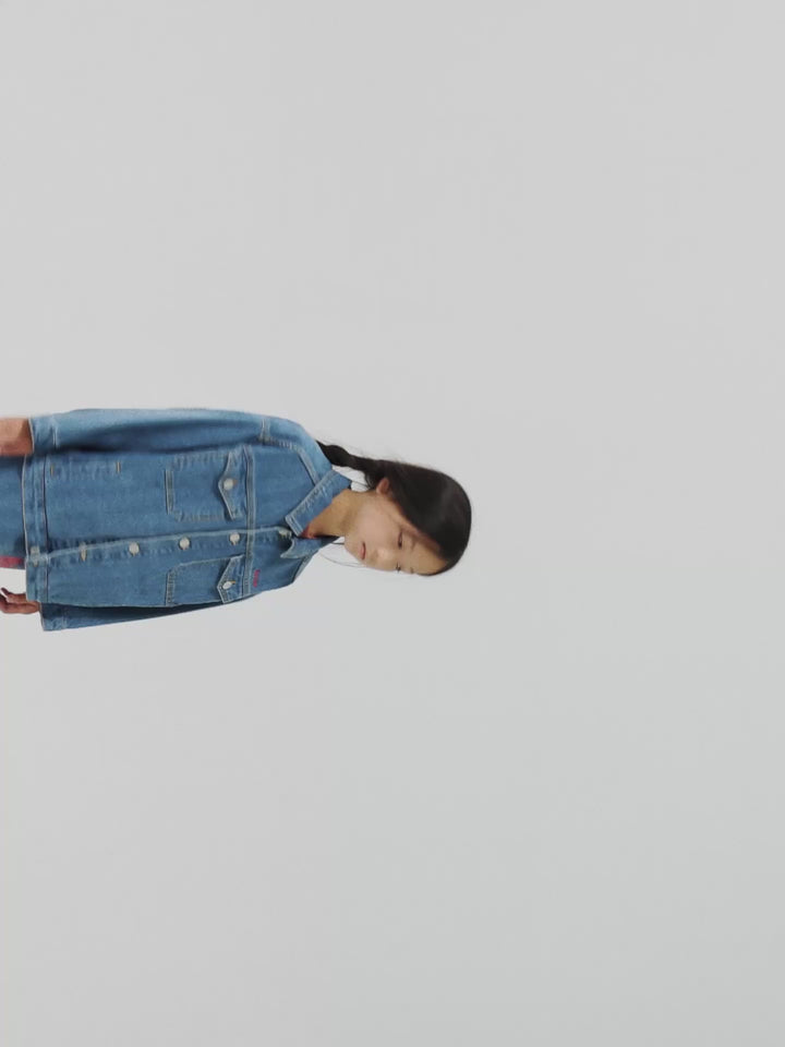 Bobo Choses Striped denim jacket