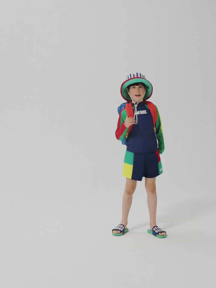 Bobo Choses color block swim trunks
