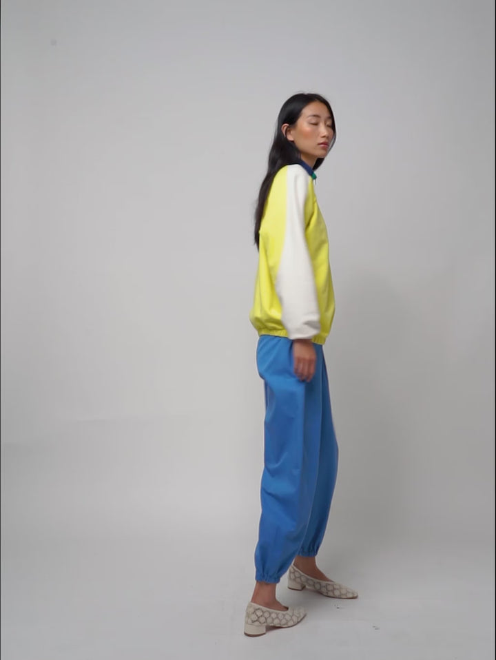 Color block relaxed sweatshirt