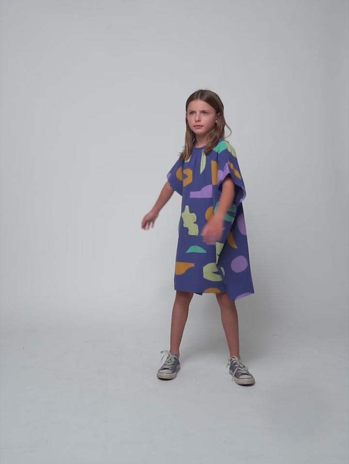 Summer Landscape all over woven dress