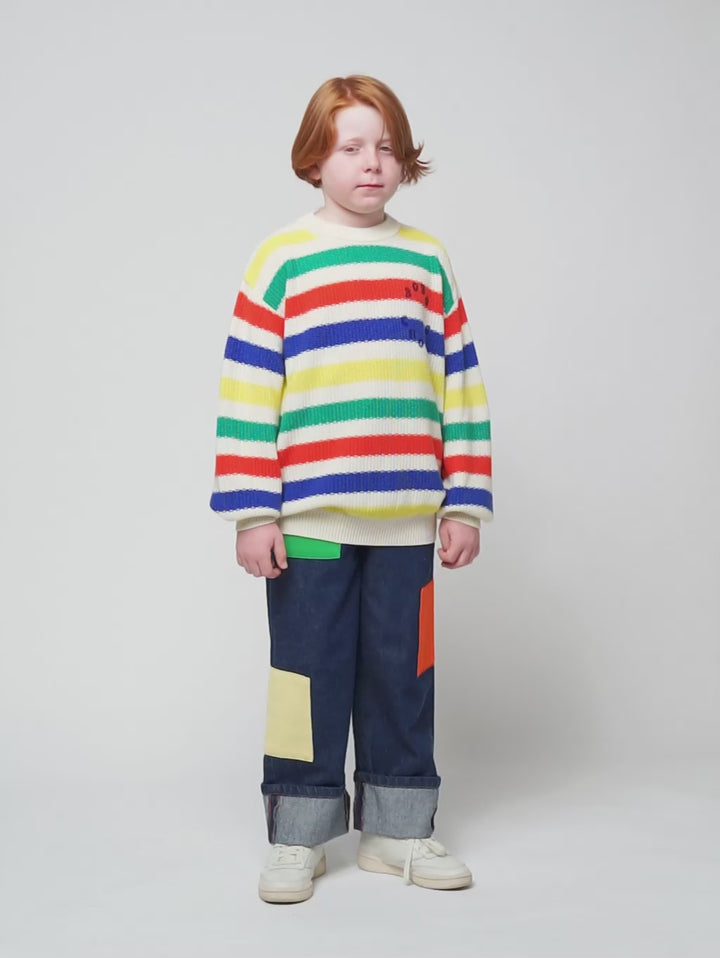 Bobo Choses Multicolor Stripes jumper